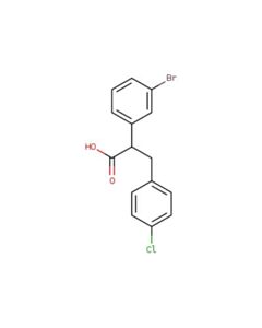 Astatech 2-(3-BROMOPHENYL)-3-(4-CHLOROPHENYL)PROPANOIC ACID; 0.25G; Purity 95%; MDL-MFCD22885800